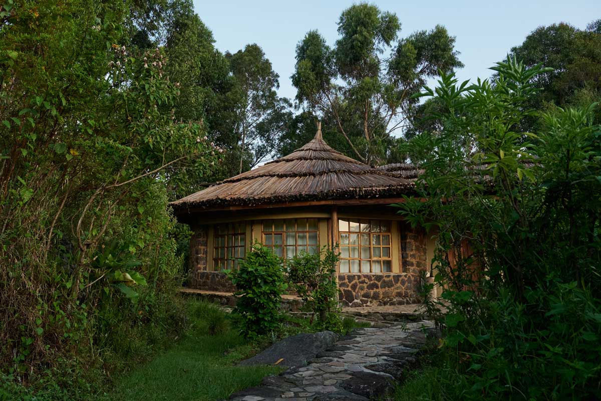 Gorilla trekking at Mount Gahinga Lodge