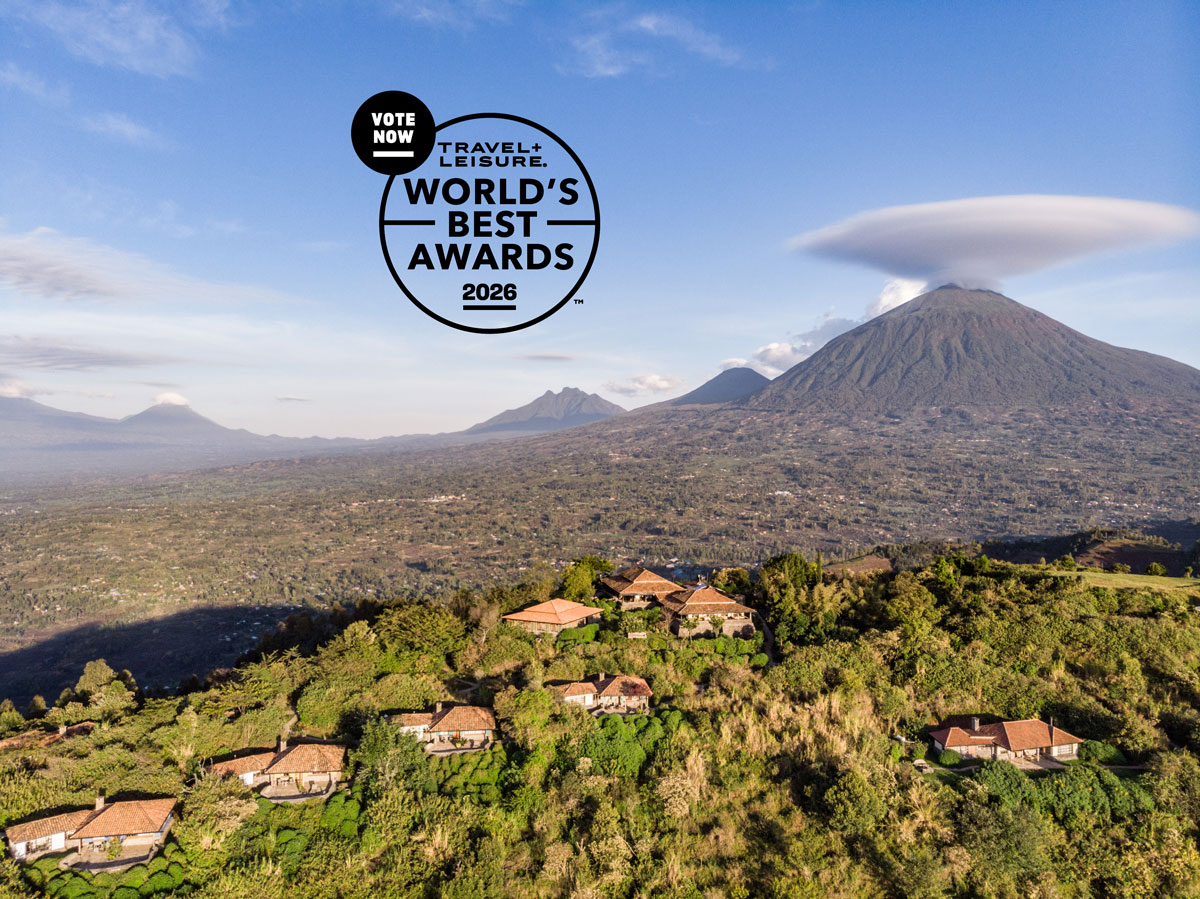 Support Volcanoes Safaris Lodges in the Travel+Leisure World's Best Awards