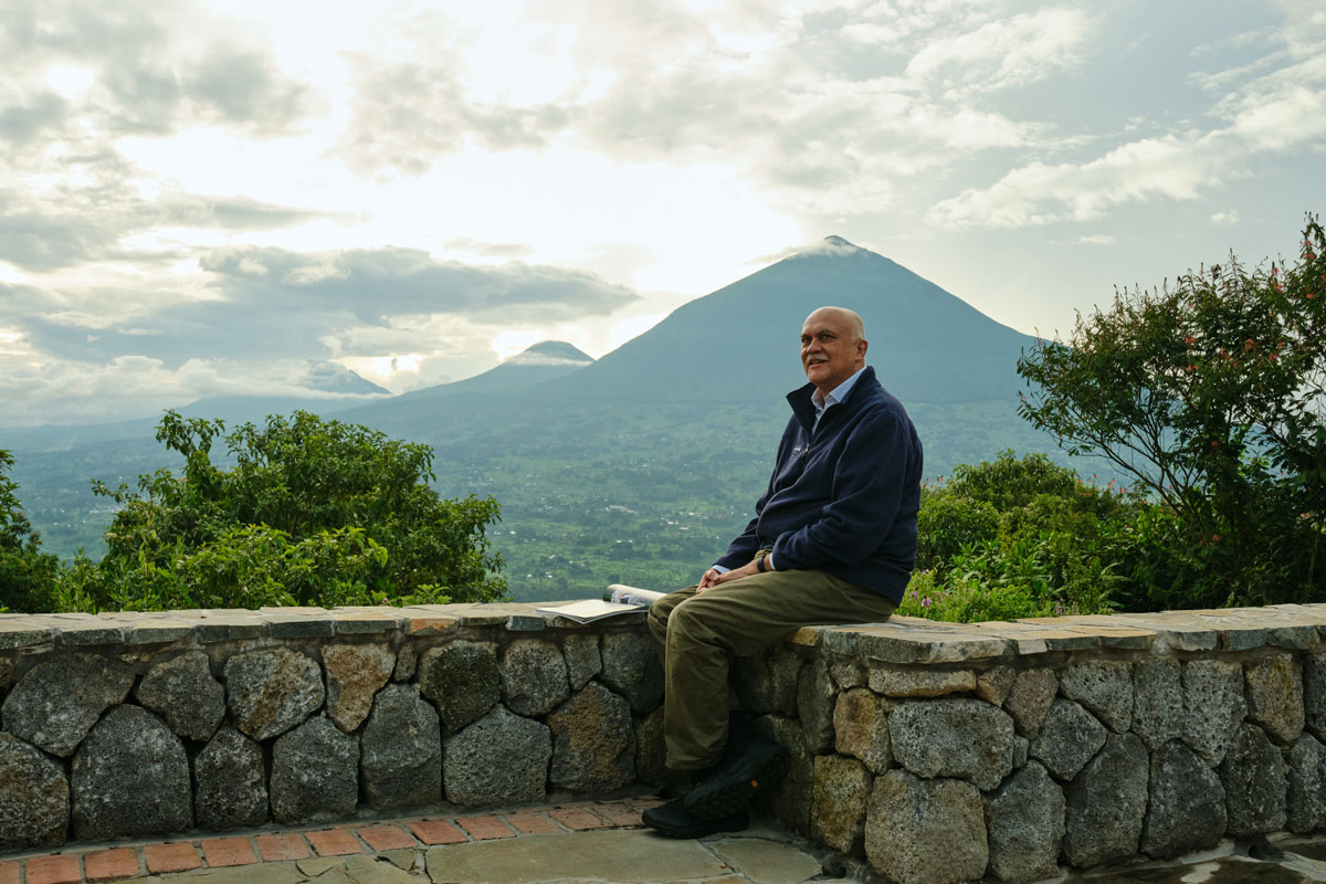 Volcanoes Safaris Founder Praveen Moman featured on Armchair Explorer Podcast 